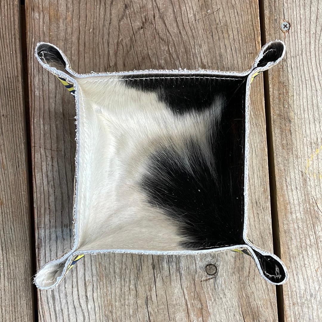 Mini Tray - Tricolor w/ Yellowstone River Tool-Mini Tray-Western-Cowhide-Bags-Handmade-Products-Gifts-Dancing Cactus Designs