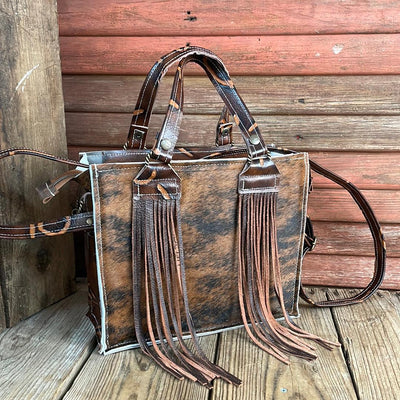 Minnie Pearl - Red Brindle w/ Burnt Brands-Minnie Pearl-Western-Cowhide-Bags-Handmade-Products-Gifts-Dancing Cactus Designs