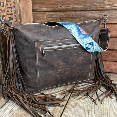 Oakley - Brindle w/ Blank Slate-Oakley-Western-Cowhide-Bags-Handmade-Products-Gifts-Dancing Cactus Designs