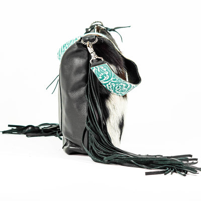 Oakley - Tricolor w/ No Decoration-Oakley-Western-Cowhide-Bags-Handmade-Products-Gifts-Dancing Cactus Designs