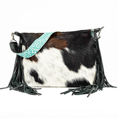 Oakley - Tricolor w/ No Decoration-Oakley-Western-Cowhide-Bags-Handmade-Products-Gifts-Dancing Cactus Designs