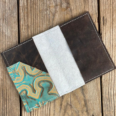 Passport Cover - Brindle w/ Agave Laredo-Passport Cover-Western-Cowhide-Bags-Handmade-Products-Gifts-Dancing Cactus Designs