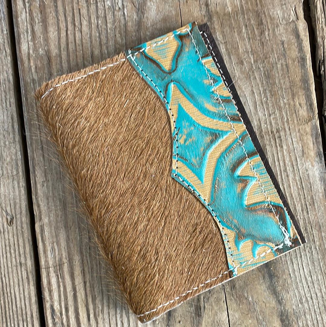Passport Cover - Brindle w/ Agave Laredo-Passport Cover-Western-Cowhide-Bags-Handmade-Products-Gifts-Dancing Cactus Designs