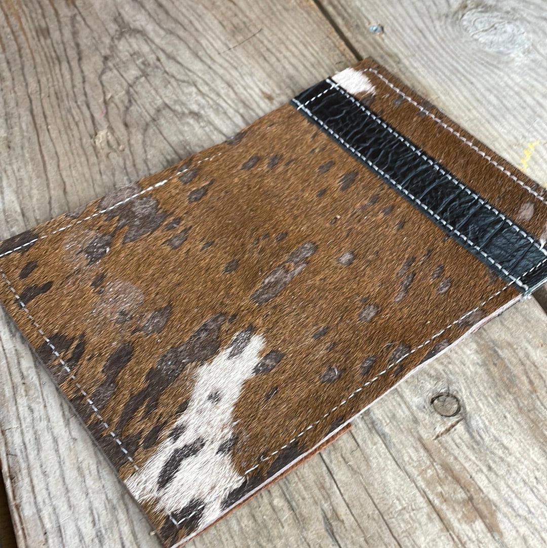 Passport Cover - C&W Acid w/ Black Croc-Passport Cover-Western-Cowhide-Bags-Handmade-Products-Gifts-Dancing Cactus Designs