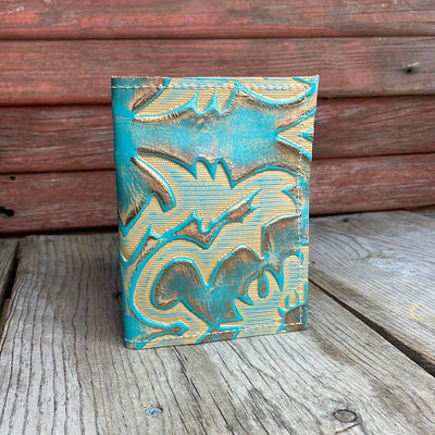 Passport Cover - No Hide w/ Agave Laredo-Passport Cover-Western-Cowhide-Bags-Handmade-Products-Gifts-Dancing Cactus Designs