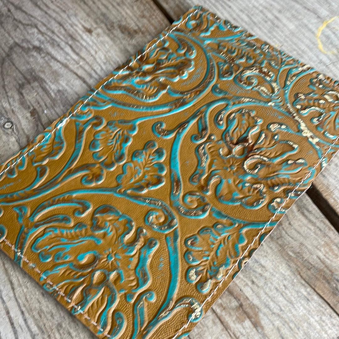 Passport Cover - No Hide w/ Patina Tool-Passport Cover-Western-Cowhide-Bags-Handmade-Products-Gifts-Dancing Cactus Designs