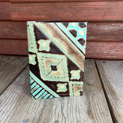 Passport Cover - No Hide w/ Sage Navajo-Passport Cover-Western-Cowhide-Bags-Handmade-Products-Gifts-Dancing Cactus Designs
