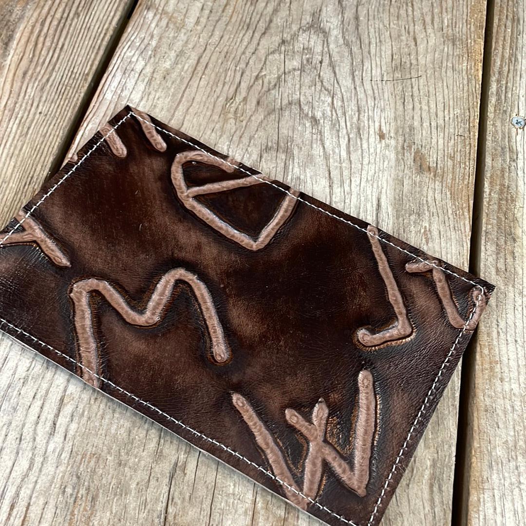 Passport Covers - w/ Mahogany Brands-Passport Covers-Western-Cowhide-Bags-Handmade-Products-Gifts-Dancing Cactus Designs