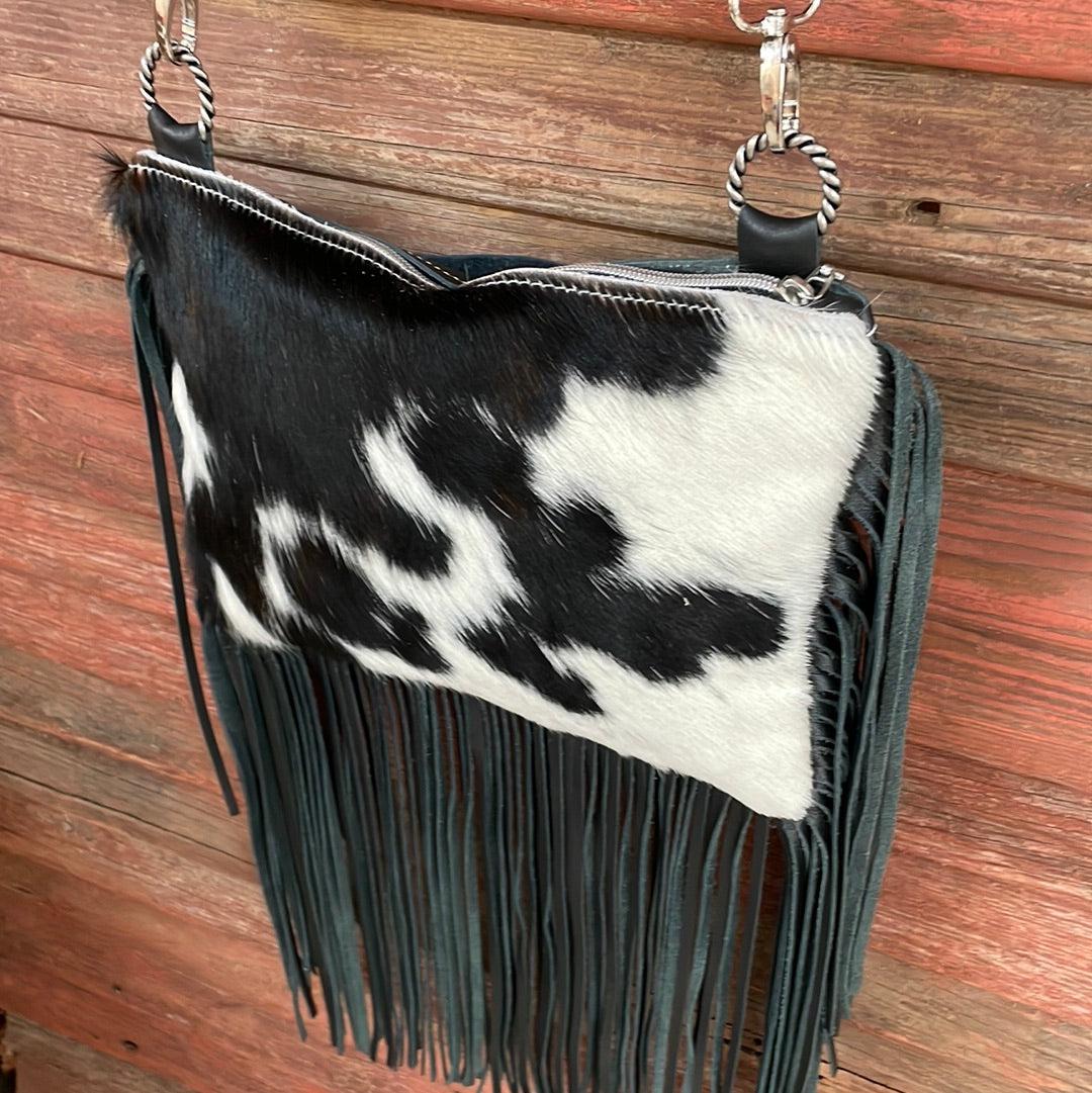 Patsy - Black & White w/ Blank Slate-Patsy-Western-Cowhide-Bags-Handmade-Products-Gifts-Dancing Cactus Designs