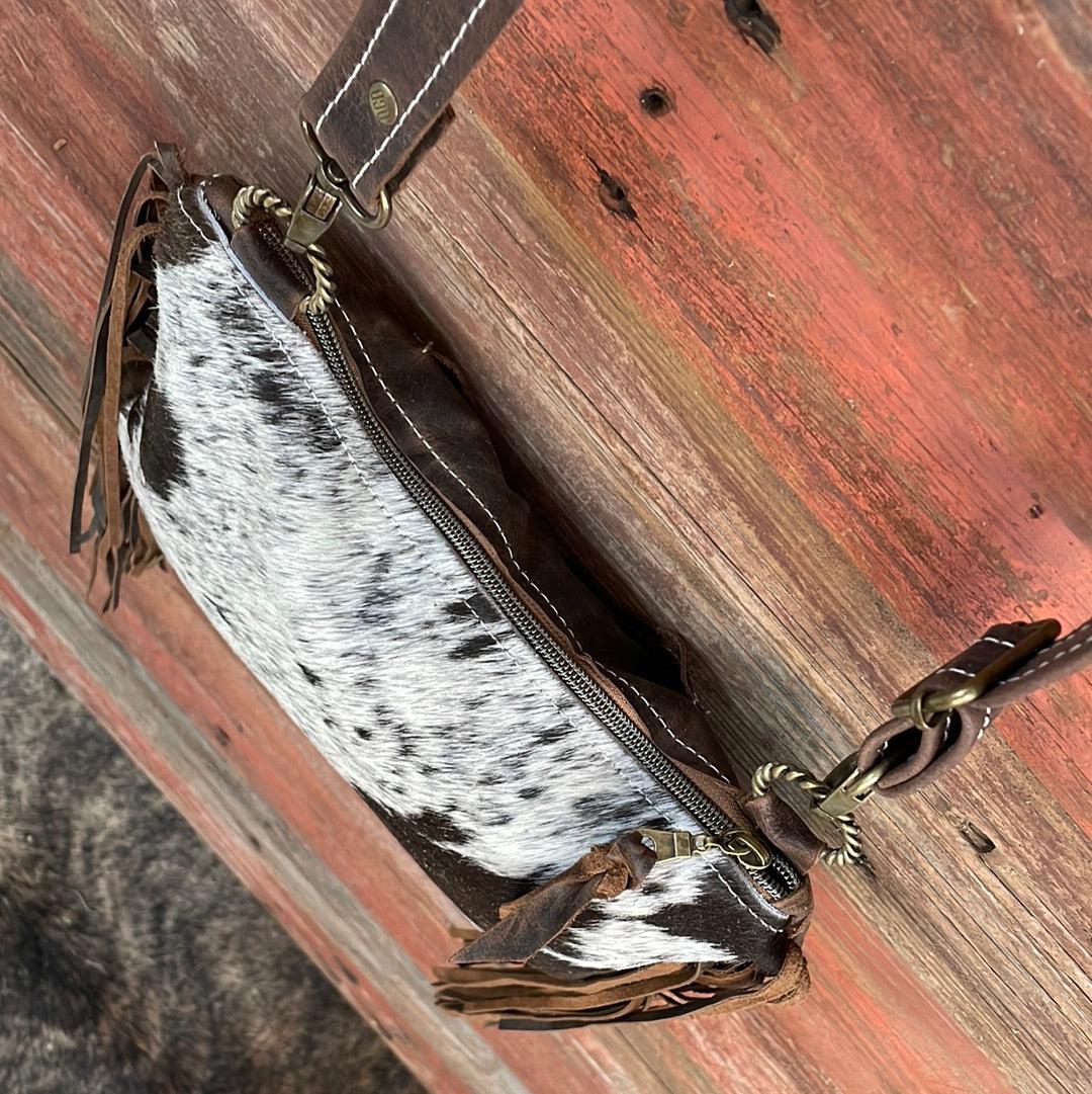 Patsy - Black & White w/ Blank Slate-Patsy-Western-Cowhide-Bags-Handmade-Products-Gifts-Dancing Cactus Designs