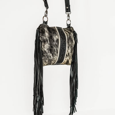 Patsy - Black & White w/ Onyx Tool-Patsy-Western-Cowhide-Bags-Handmade-Products-Gifts-Dancing Cactus Designs