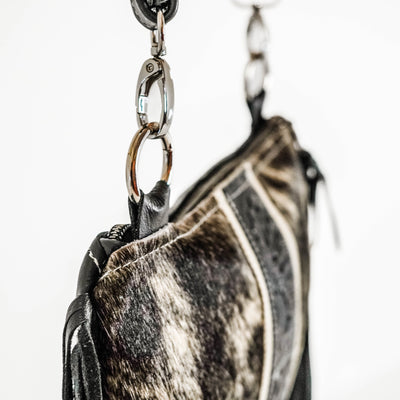 Patsy - Black & White w/ Onyx Tool-Patsy-Western-Cowhide-Bags-Handmade-Products-Gifts-Dancing Cactus Designs