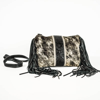Patsy - Black & White w/ Onyx Tool-Patsy-Western-Cowhide-Bags-Handmade-Products-Gifts-Dancing Cactus Designs