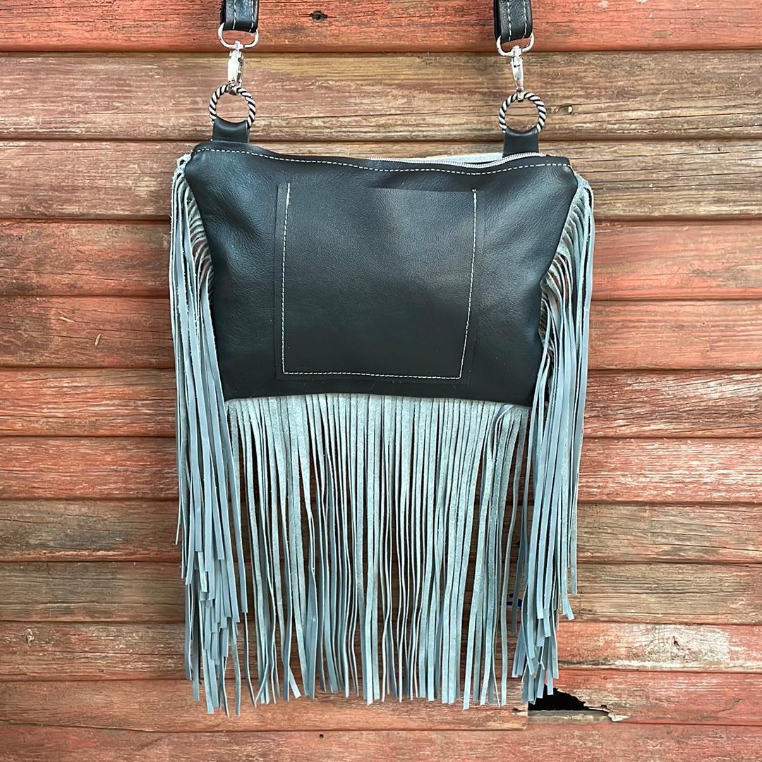 Patsy - Black & White w/ Teton Sunset-Patsy-Western-Cowhide-Bags-Handmade-Products-Gifts-Dancing Cactus Designs