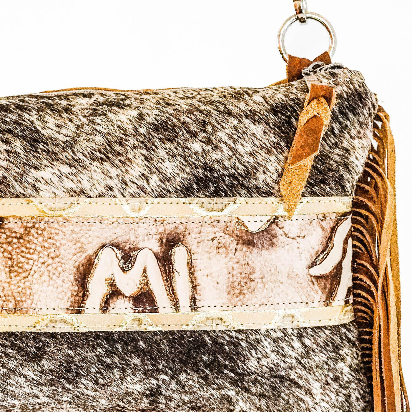 Patsy - Brindle w/ Ivory Brands-Patsy-Western-Cowhide-Bags-Handmade-Products-Gifts-Dancing Cactus Designs