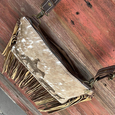 Patsy - Dapple w/ Trailing Cows Design-Patsy-Western-Cowhide-Bags-Handmade-Products-Gifts-Dancing Cactus Designs