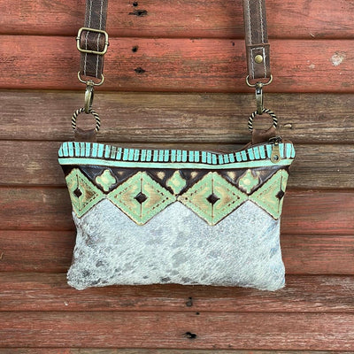 Patsy - Holographic w/ Sage Navajo-Patsy-Western-Cowhide-Bags-Handmade-Products-Gifts-Dancing Cactus Designs