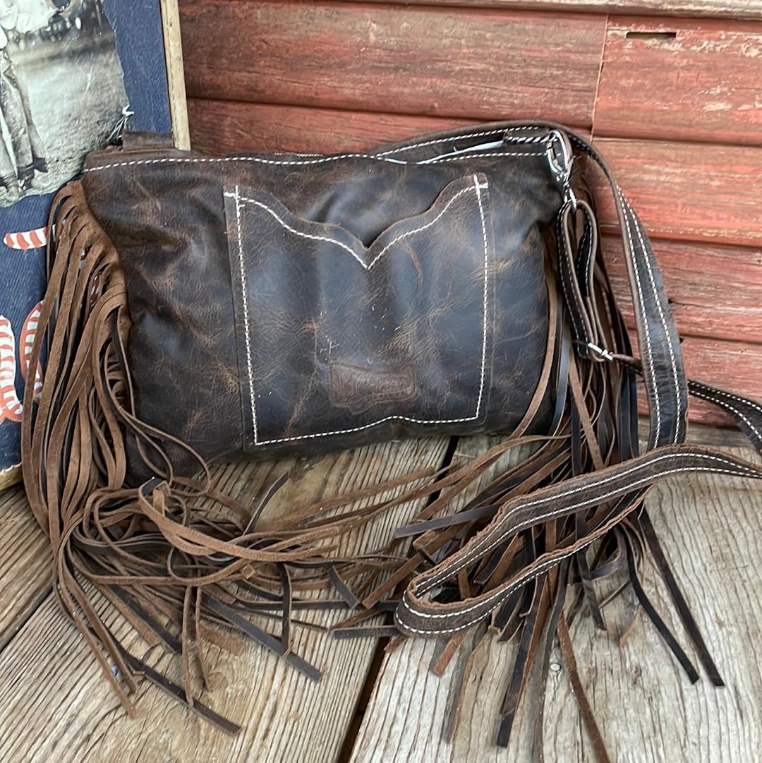 Patsy - Longhorn w/ Blank Slate-Patsy-Western-Cowhide-Bags-Handmade-Products-Gifts-Dancing Cactus Designs