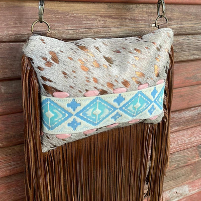 Patsy - Rosegold Acid w/ Encanto Navajo-Patsy-Western-Cowhide-Bags-Handmade-Products-Gifts-Dancing Cactus Designs