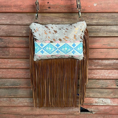 Patsy - Rosegold Acid w/ Encanto Navajo-Patsy-Western-Cowhide-Bags-Handmade-Products-Gifts-Dancing Cactus Designs