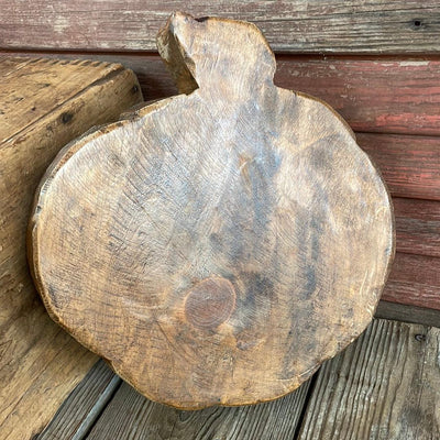Pumpkin Décor Bowl - w/ Teton Sundown Navajo-Oval Décor Bowl - Large-Western-Cowhide-Bags-Handmade-Products-Gifts-Dancing Cactus Designs