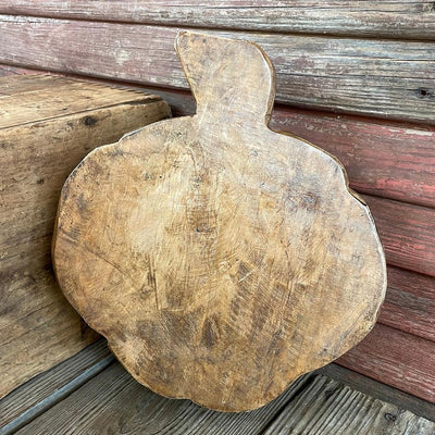 Pumpkin Décor Bowl - w/ Turquoise Sand Tool-Oval Décor Bowl - Large-Western-Cowhide-Bags-Handmade-Products-Gifts-Dancing Cactus Designs