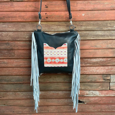 Shania - Black & White w/ Blank Slate-Shania-Western-Cowhide-Bags-Handmade-Products-Gifts-Dancing Cactus Designs