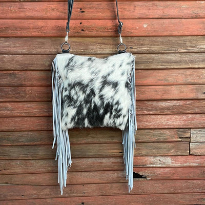 Shania - Black & White w/ Blank Slate-Shania-Western-Cowhide-Bags-Handmade-Products-Gifts-Dancing Cactus Designs