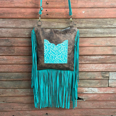 Shania - Brindle w/ Blank Slate-Shania-Western-Cowhide-Bags-Handmade-Products-Gifts-Dancing Cactus Designs