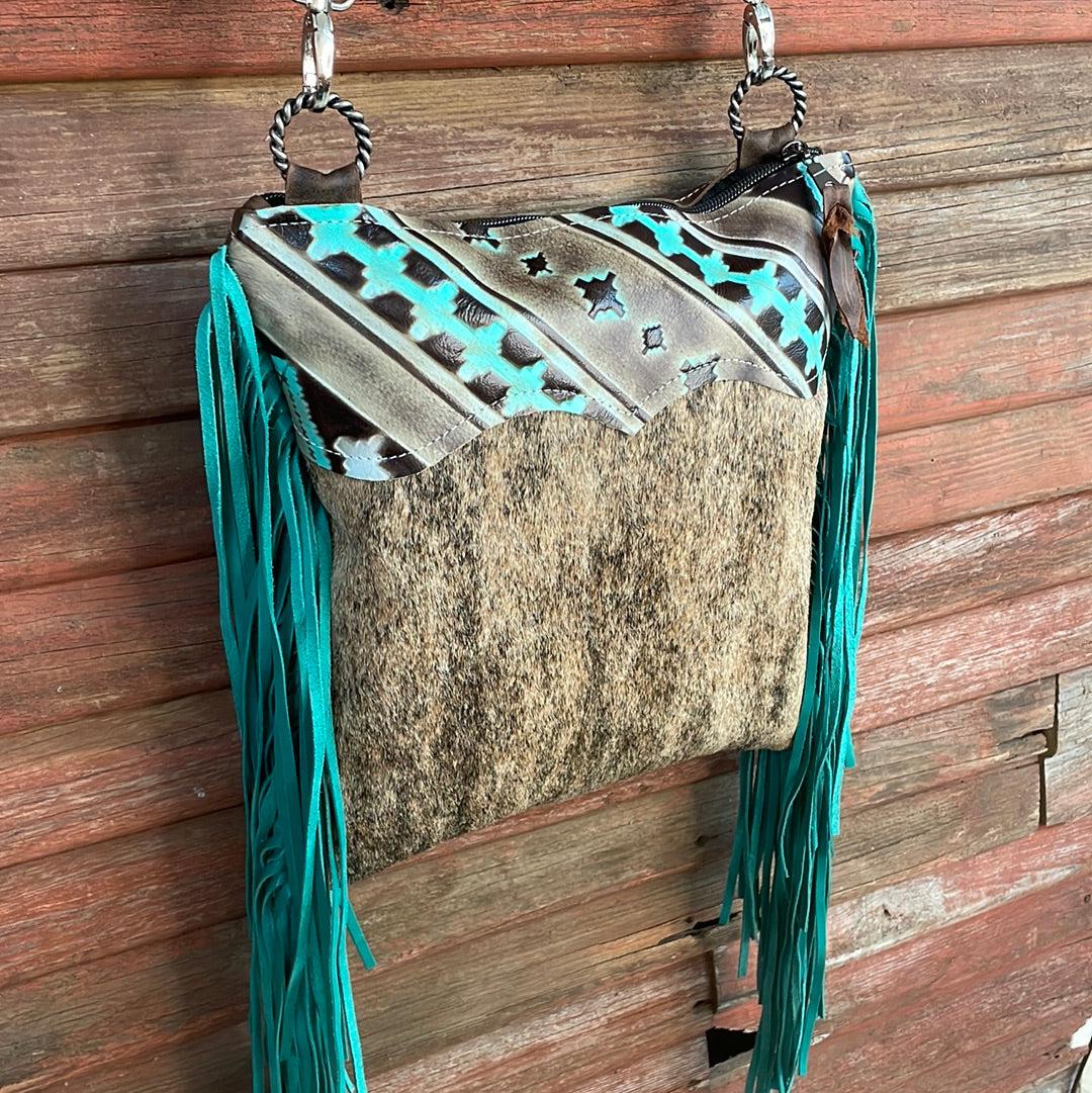 Shania - Brindle w/ Cocoa Navajo-Shania-Western-Cowhide-Bags-Handmade-Products-Gifts-Dancing Cactus Designs