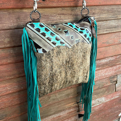 Shania - Brindle w/ Cocoa Navajo-Shania-Western-Cowhide-Bags-Handmade-Products-Gifts-Dancing Cactus Designs