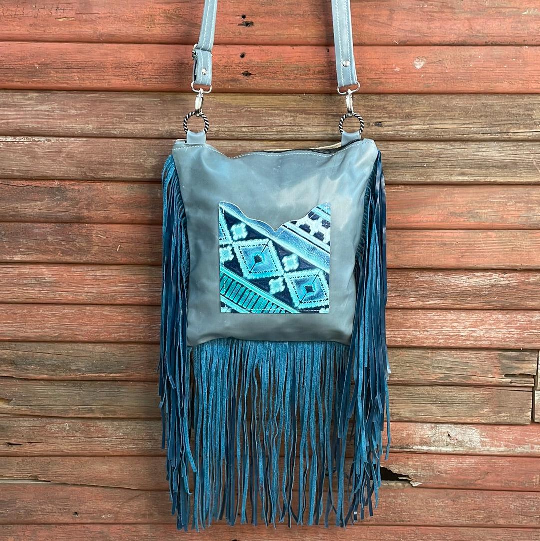 Shania - Dapple w/ Glacier Park Navajo-Shania-Western-Cowhide-Bags-Handmade-Products-Gifts-Dancing Cactus Designs