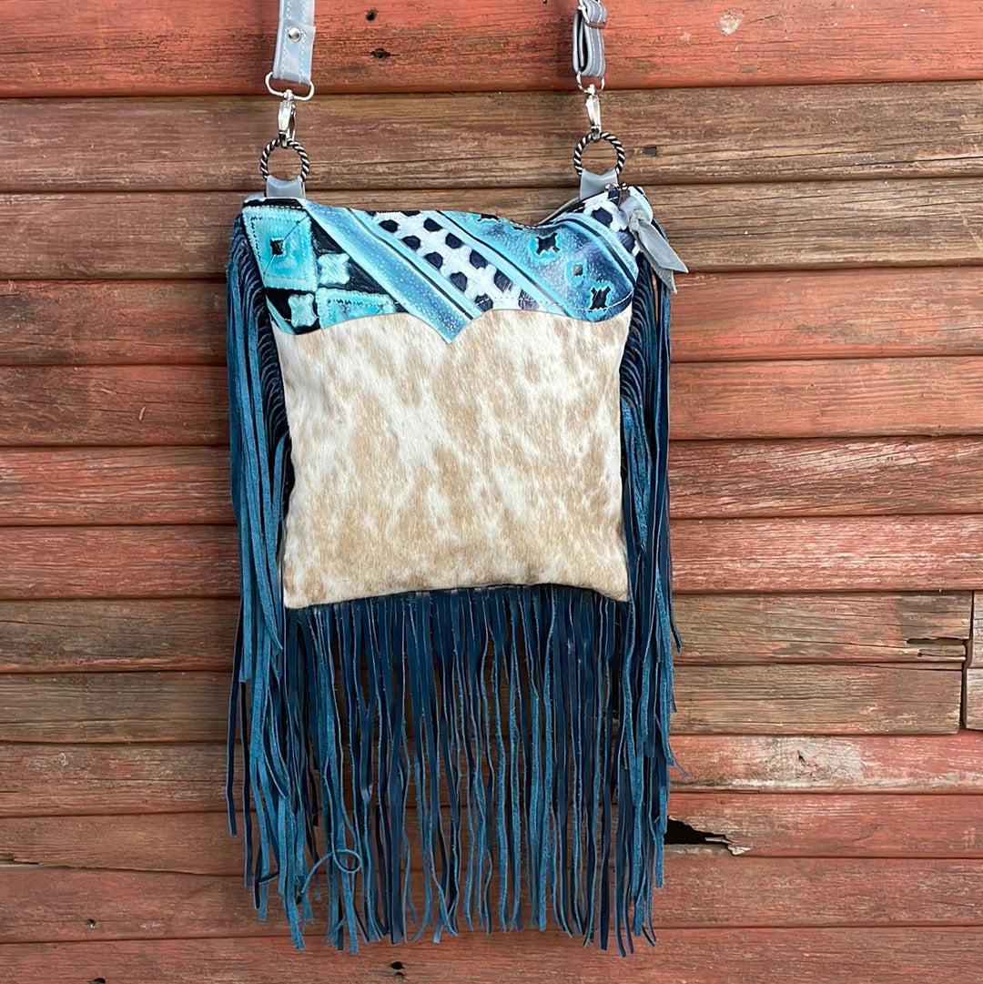 Shania - Dapple w/ Glacier Park Navajo-Shania-Western-Cowhide-Bags-Handmade-Products-Gifts-Dancing Cactus Designs