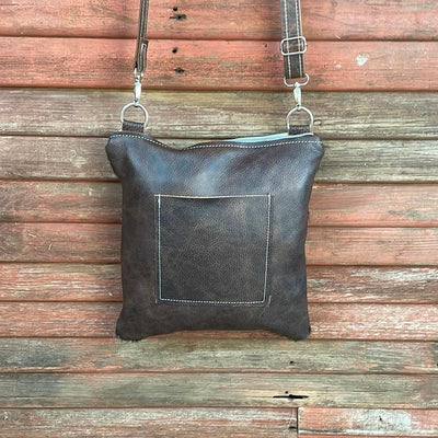 Shania - Dark Brindle w/ Blank Slate-Shania-Western-Cowhide-Bags-Handmade-Products-Gifts-Dancing Cactus Designs