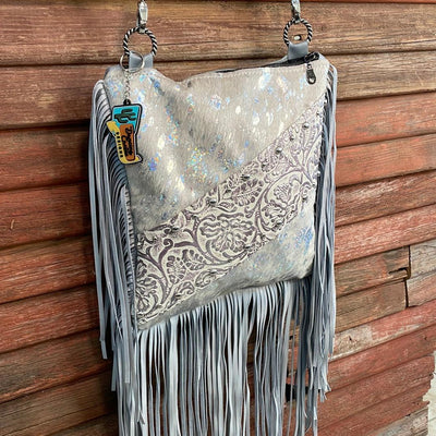 Shania - Holographic w/ Twilight Tool-Shania-Western-Cowhide-Bags-Handmade-Products-Gifts-Dancing Cactus Designs