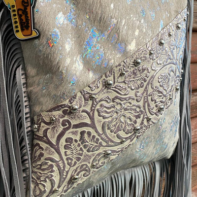 Shania - Holographic w/ Twilight Tool-Shania-Western-Cowhide-Bags-Handmade-Products-Gifts-Dancing Cactus Designs
