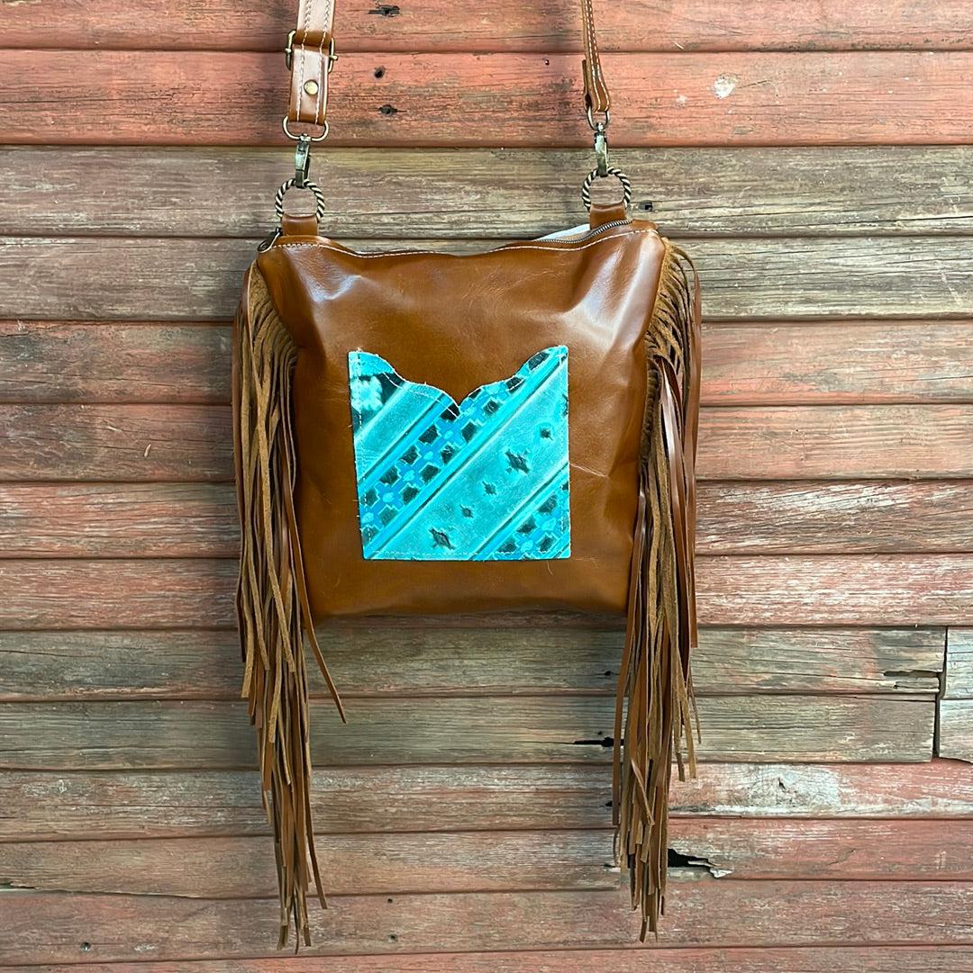 Shania - Longhorn w/ Blank Slate-Shania-Western-Cowhide-Bags-Handmade-Products-Gifts-Dancing Cactus Designs