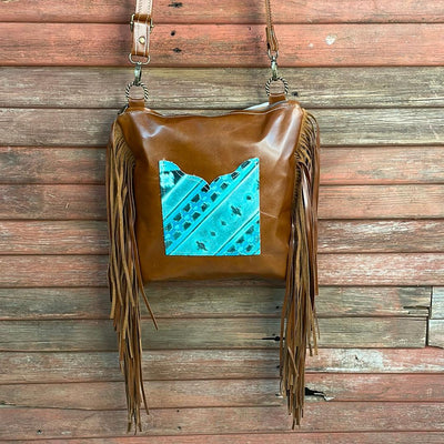 Shania - Longhorn w/ Blank Slate-Shania-Western-Cowhide-Bags-Handmade-Products-Gifts-Dancing Cactus Designs