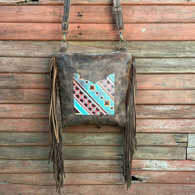Shania - Longhorn w/ Blank Slate-Shania-Western-Cowhide-Bags-Handmade-Products-Gifts-Dancing Cactus Designs