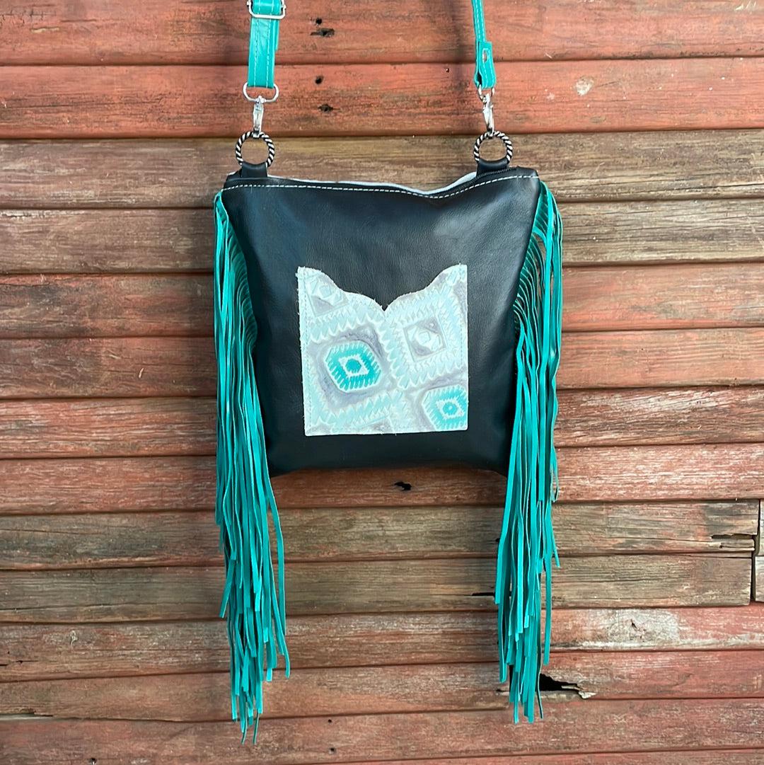 Shania - Longhorn w/ Blank Slate-Shania-Western-Cowhide-Bags-Handmade-Products-Gifts-Dancing Cactus Designs