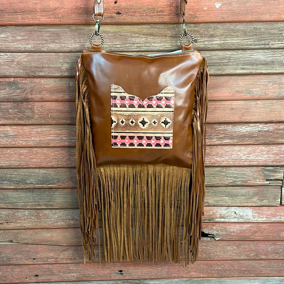 Shania - Longhorn w/ Blank Slate-Shania-Western-Cowhide-Bags-Handmade-Products-Gifts-Dancing Cactus Designs