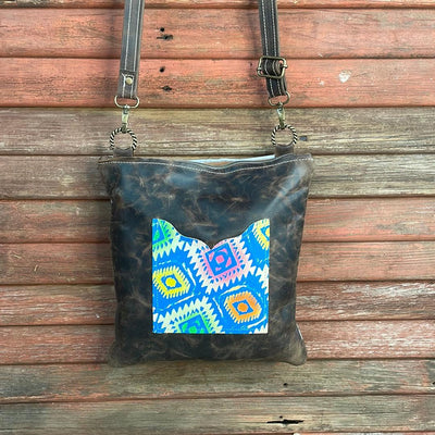 Shania - Longhorn w/ Blank Slate-Shania-Western-Cowhide-Bags-Handmade-Products-Gifts-Dancing Cactus Designs