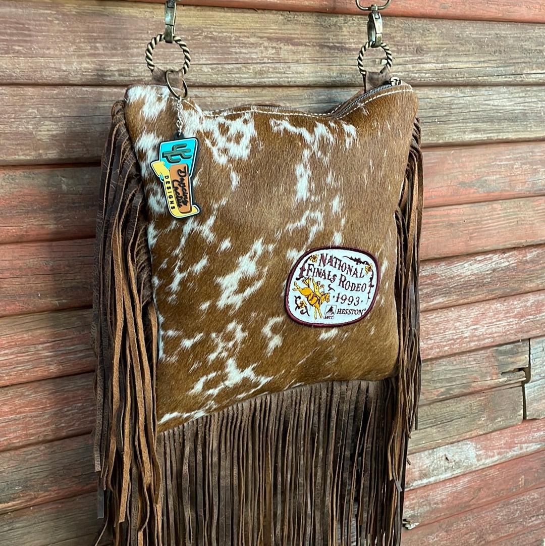 Shania - Longhorn w/ NFR 93' Patch-Shania-Western-Cowhide-Bags-Handmade-Products-Gifts-Dancing Cactus Designs