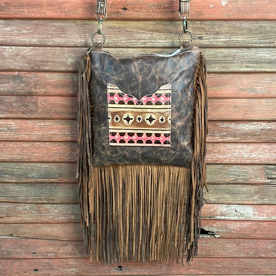 Shania - Longhorn w/ NFR 93' Patch-Shania-Western-Cowhide-Bags-Handmade-Products-Gifts-Dancing Cactus Designs