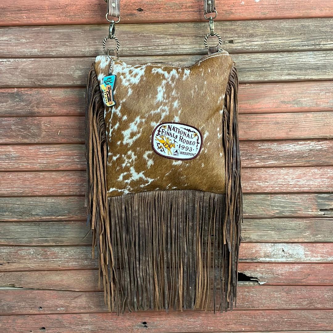 Shania - Longhorn w/ NFR 93' Patch-Shania-Western-Cowhide-Bags-Handmade-Products-Gifts-Dancing Cactus Designs