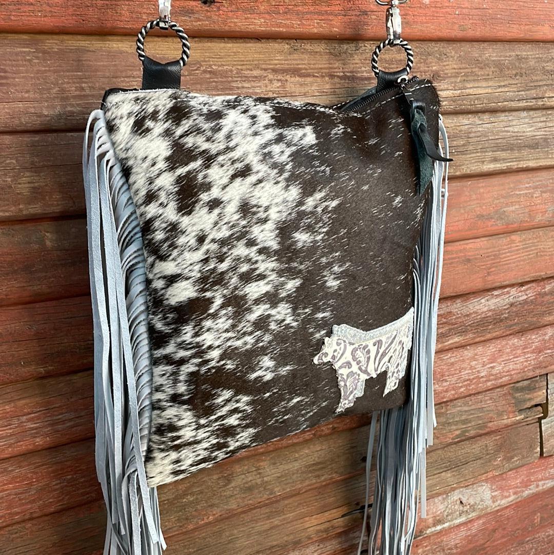 Shania - Longhorn w/ Twilight Tool Cow-Shania-Western-Cowhide-Bags-Handmade-Products-Gifts-Dancing Cactus Designs
