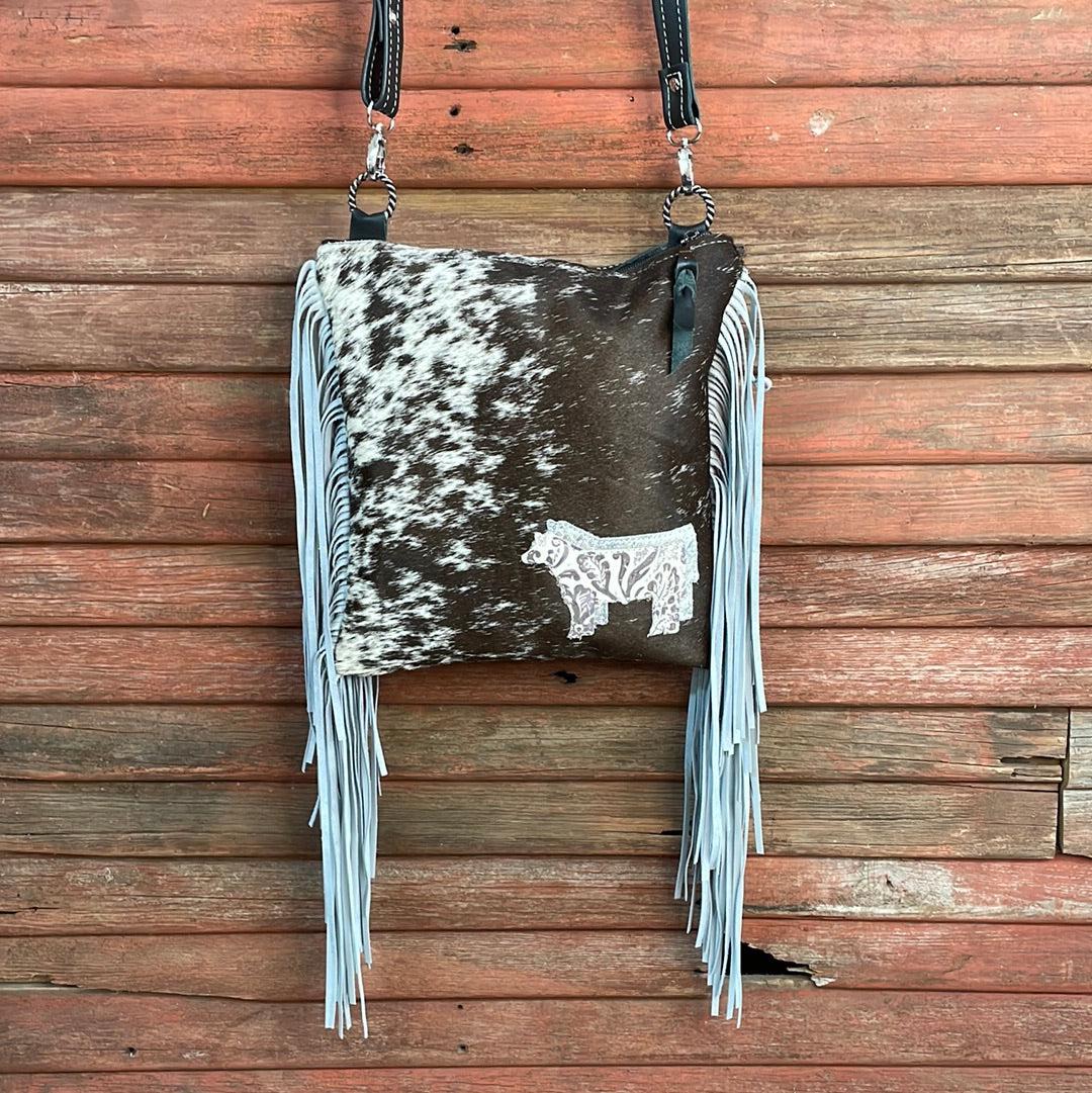 Shania - Longhorn w/ Twilight Tool Cow-Shania-Western-Cowhide-Bags-Handmade-Products-Gifts-Dancing Cactus Designs