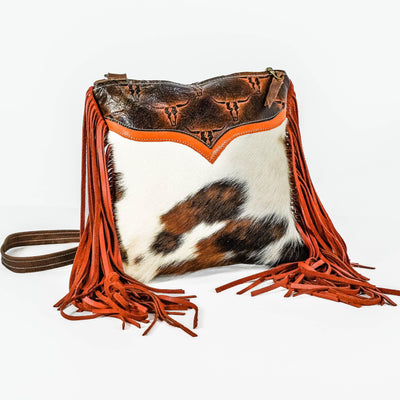 Shania - Tricolor w/ Fire Skulls-Shania-Western-Cowhide-Bags-Handmade-Products-Gifts-Dancing Cactus Designs