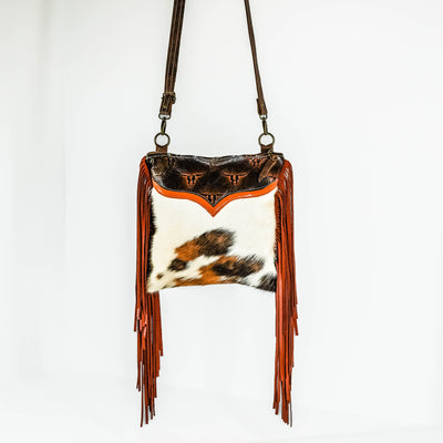 Shania - Tricolor w/ Fire Skulls-Shania-Western-Cowhide-Bags-Handmade-Products-Gifts-Dancing Cactus Designs