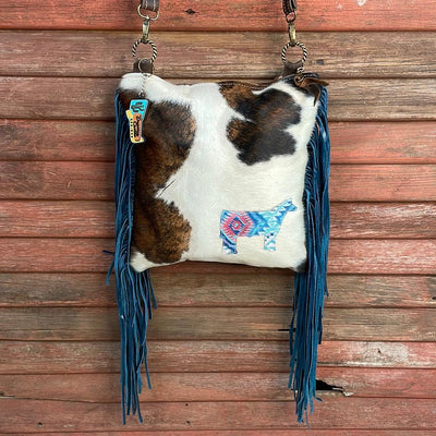 Shania - Tricolor w/ Tucson Sundown Aztec Cow-Shania-Western-Cowhide-Bags-Handmade-Products-Gifts-Dancing Cactus Designs